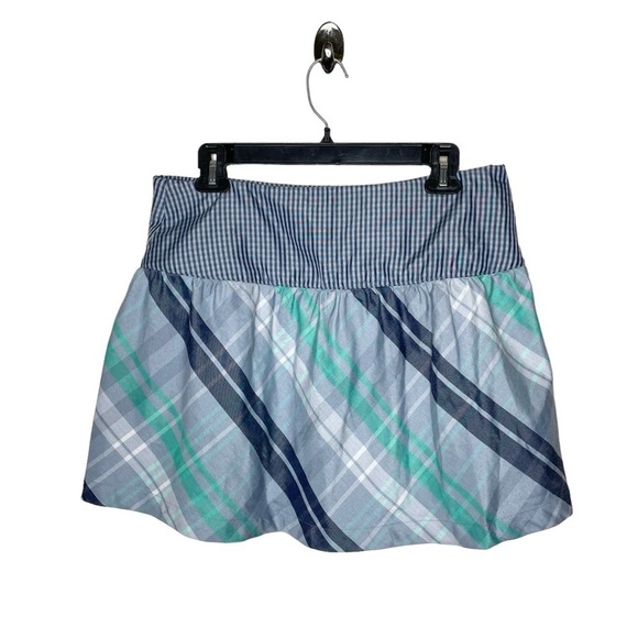 Nike Golf Sport Dri-Fit Plaid Teal Golf Skirt - Picture 3 of 9